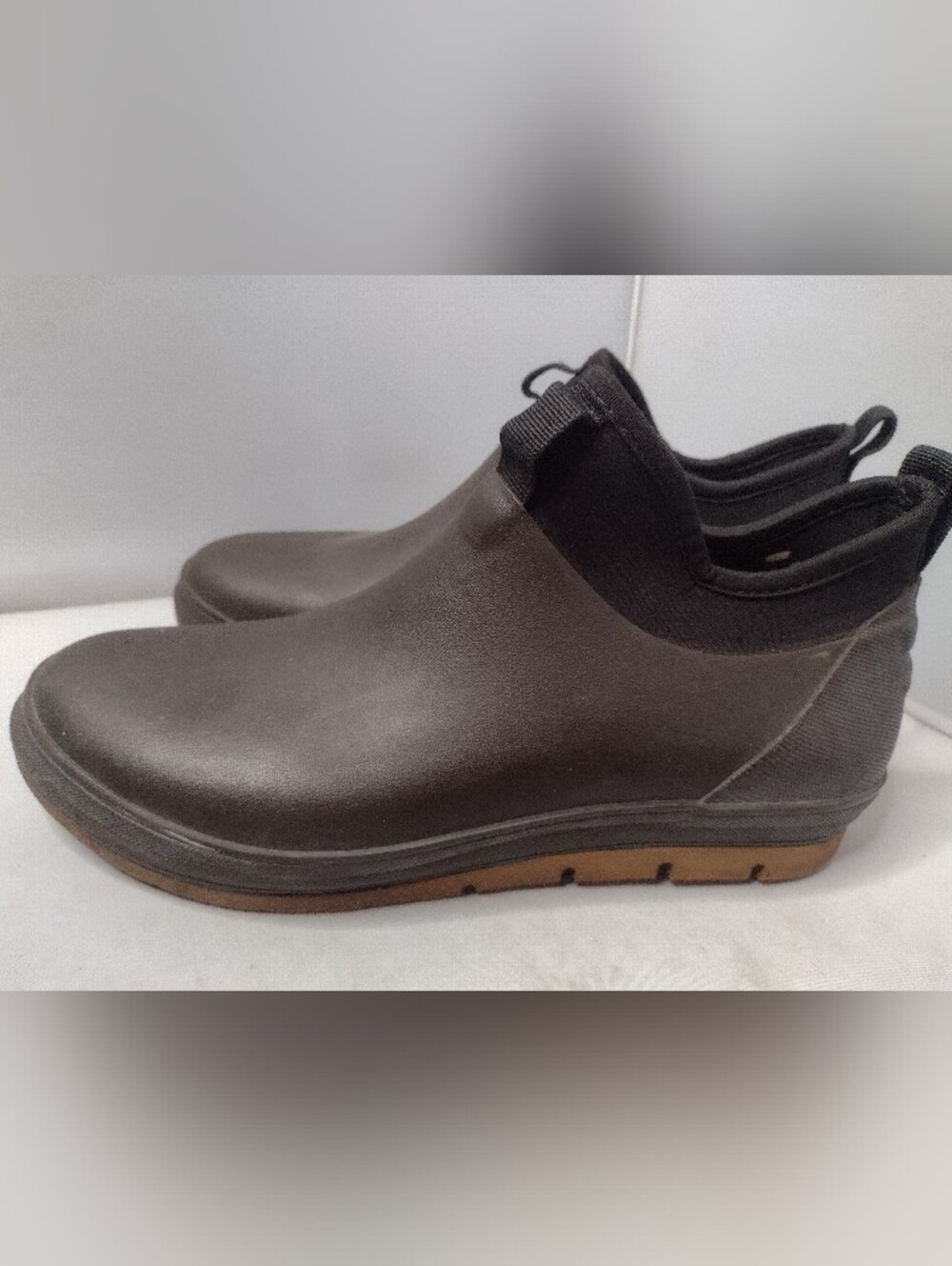 Staheekum Ankle Rain Boots Mens Size 10 Rubber Comfort Slip On ii